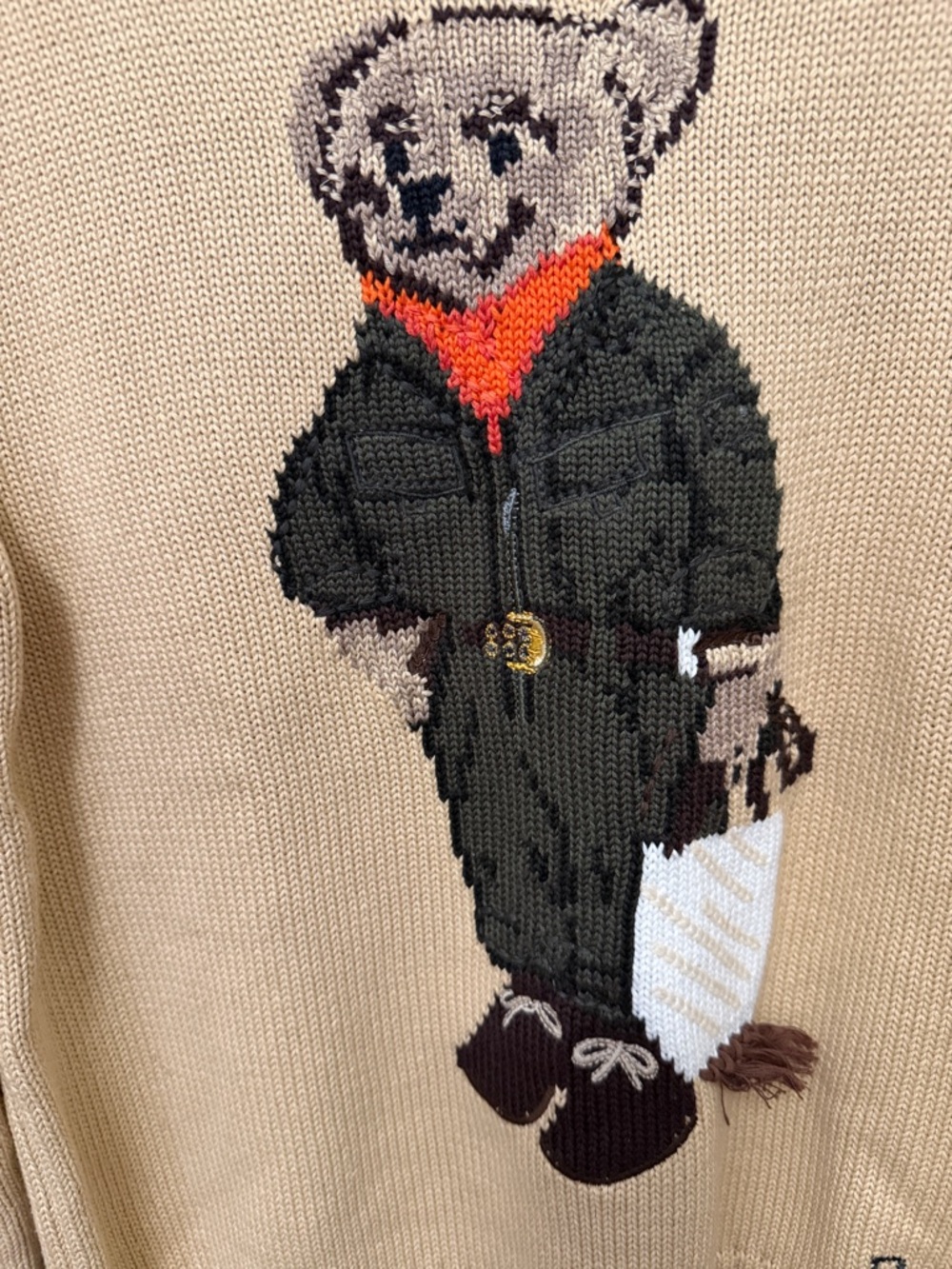 Polo Bear Cotton Crewneck Sweater - Picture 6 of 6